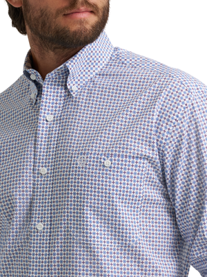 Men's George Strait Geometric Western Shirt