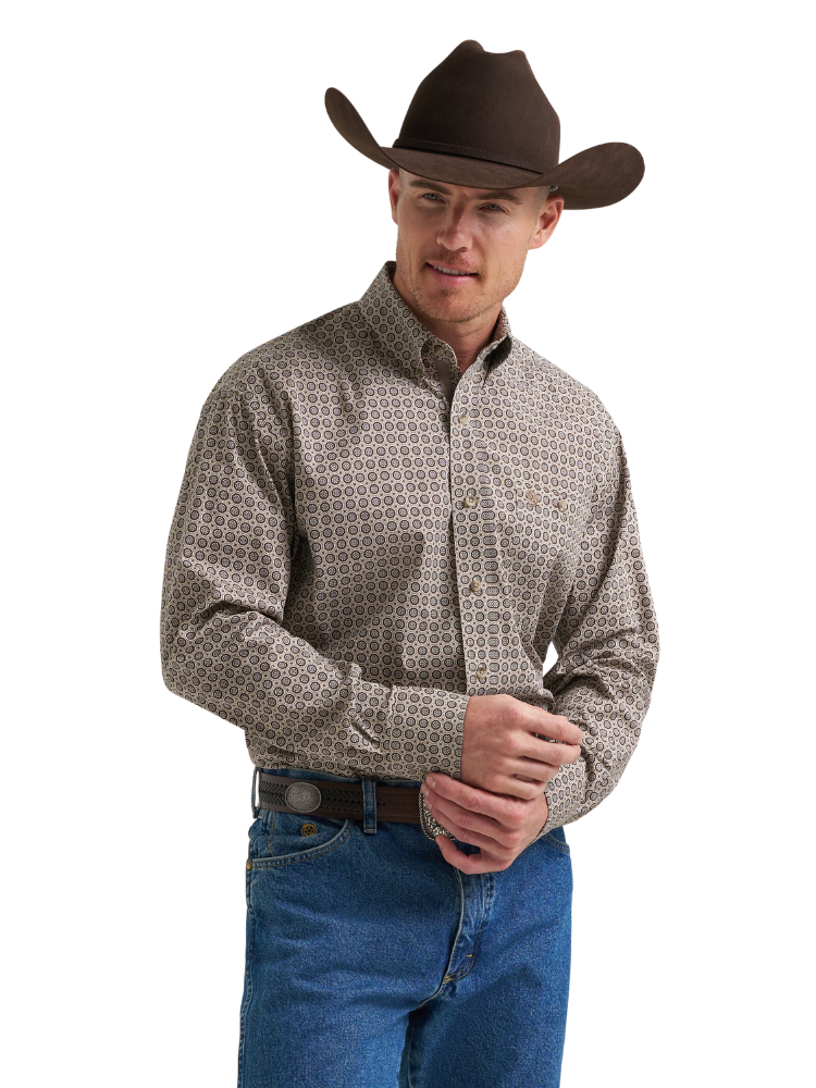 Chemise Western George Strait Tan - Homme