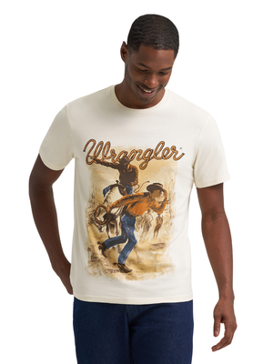 T-Shirt Bronc Antique - Homme