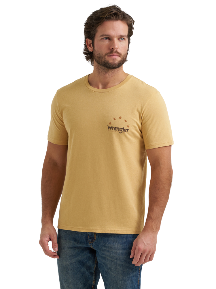 T-Shirt Longhorn Curry Heather - Homme