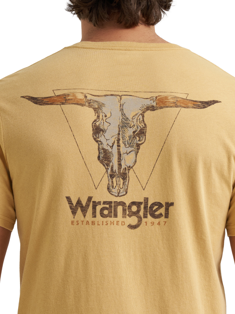 T-Shirt Longhorn Curry Heather - Homme
