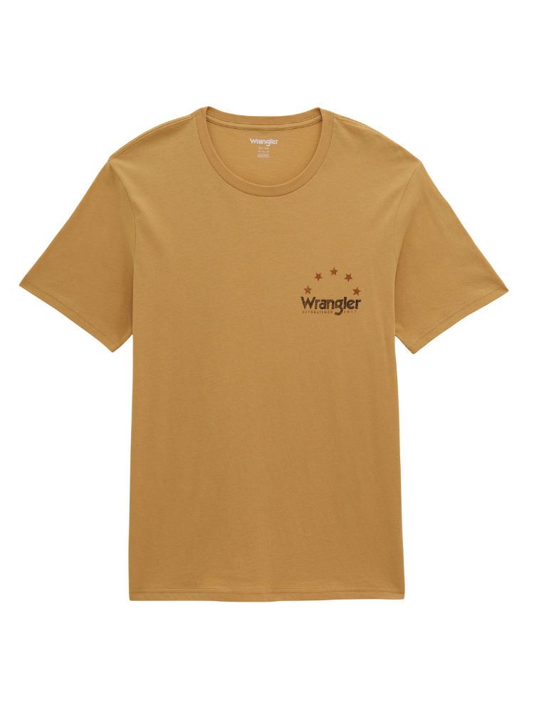 T-Shirt Longhorn Curry Heather - Homme