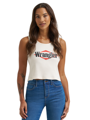 Camisole Crop Top Wisper White - Femme