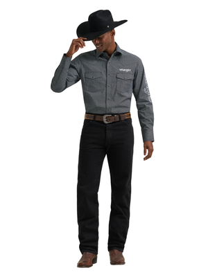 Chemise Western Logo Noire - Homme