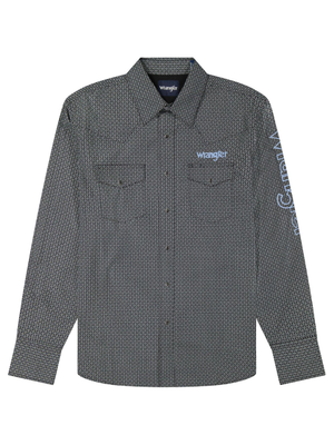 Chemise Western Logo Noire - Homme