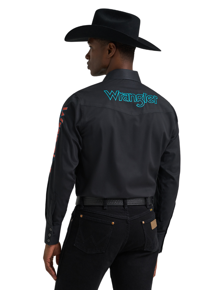 Chemise Western à Logo Dégradé - Homme