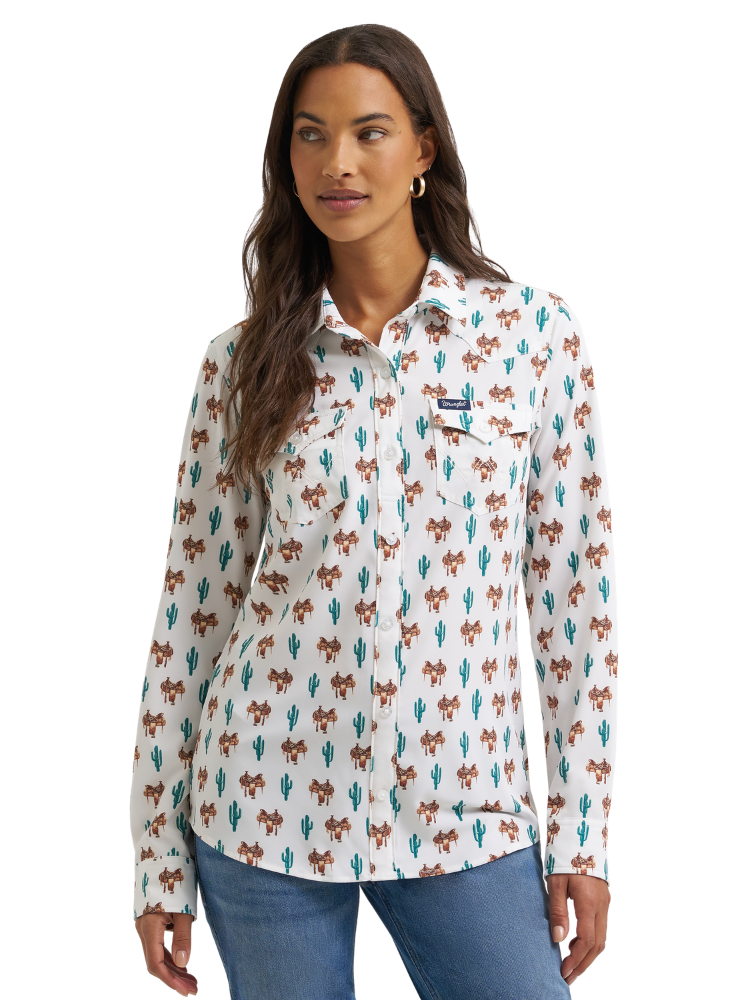 Aria Saddle Performance Western Shirt - Women