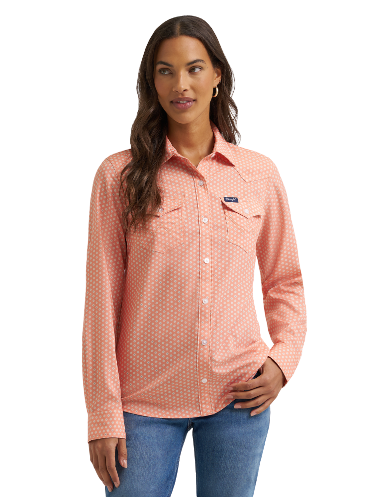 Chemise Western Performance Aria Flower - Femme