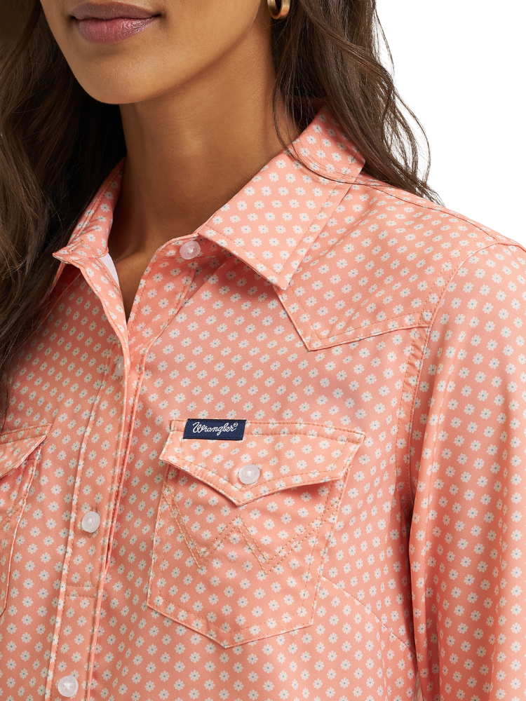 Chemise Western Performance Aria Flower - Femme