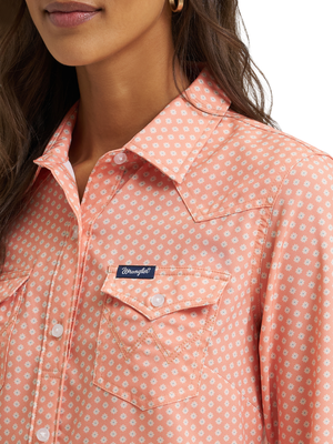 Chemise Western Performance Aria Flower - Femme