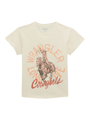 T-shirt Rétro Egret Cream - Femme