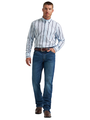 Wrangler® X Cody Johnson Striped Western Shirt - Men's