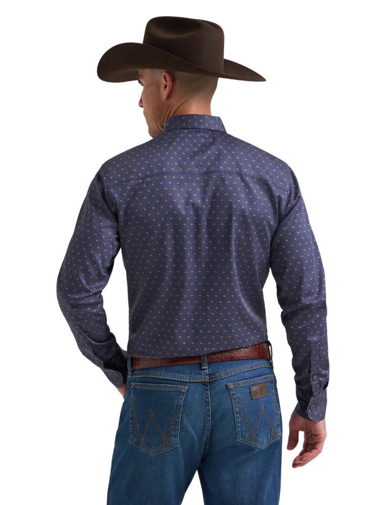 Chemise western Wrangler x Cody Johnson Navy - Homme