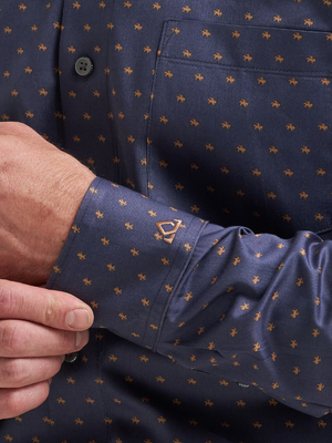 Chemise western Wrangler x Cody Johnson Navy - Homme