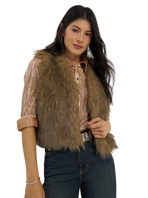 Veste sans manches Fourrure Wrangler® X Lainey Wilson - Femme
