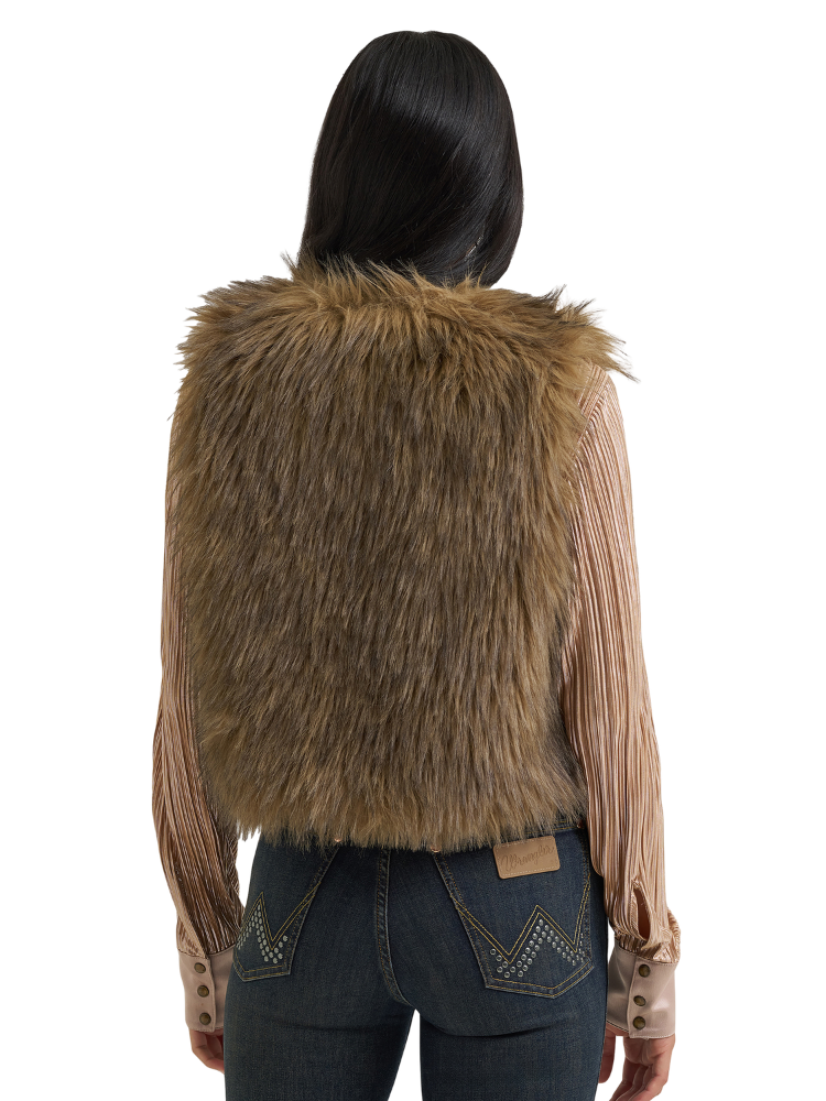 Veste sans manches Fourrure Wrangler® X Lainey Wilson - Femme