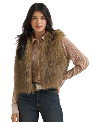 Veste sans manches Fourrure Wrangler® X Lainey Wilson - Femme