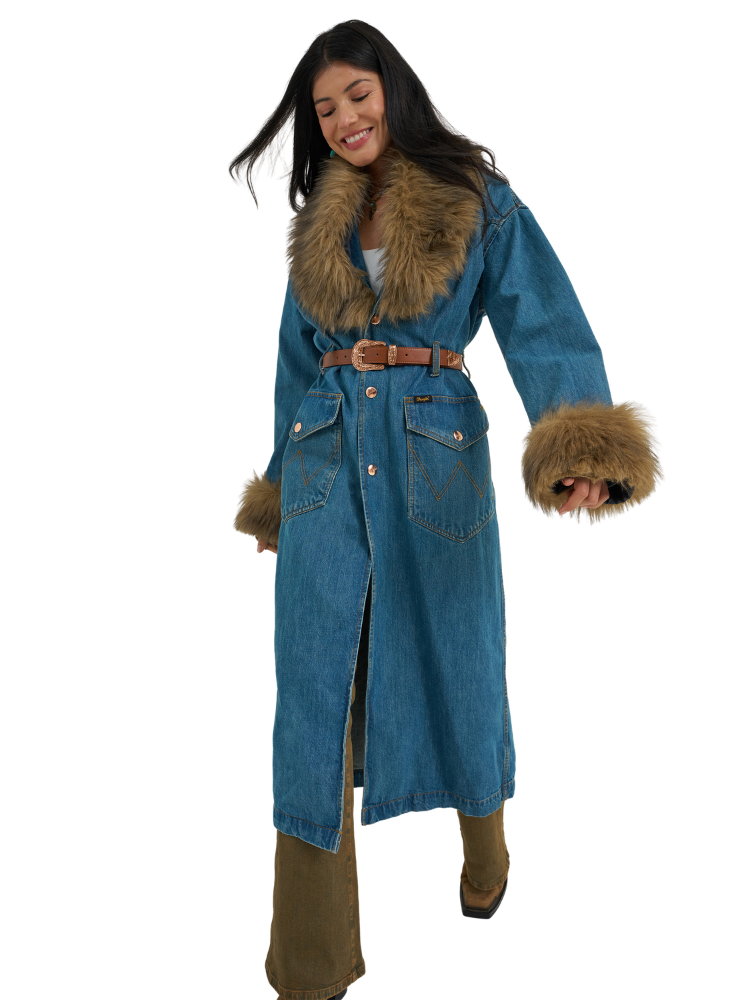 Manteau Long en denim Wrangler® X Lainey Wilson Penny Lainey - Femme