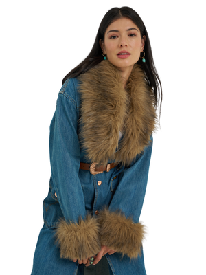 Manteau Long en denim Wrangler® X Lainey Wilson Penny Lainey - Femme