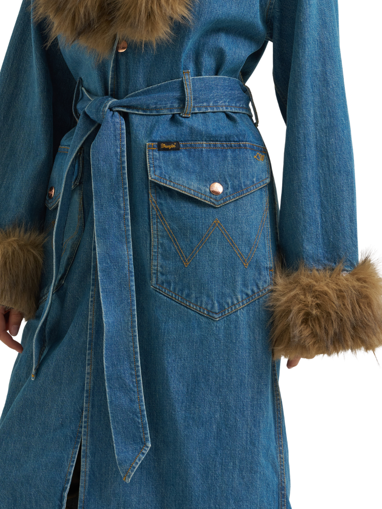 Manteau Long en denim Wrangler® X Lainey Wilson Penny Lainey - Femme