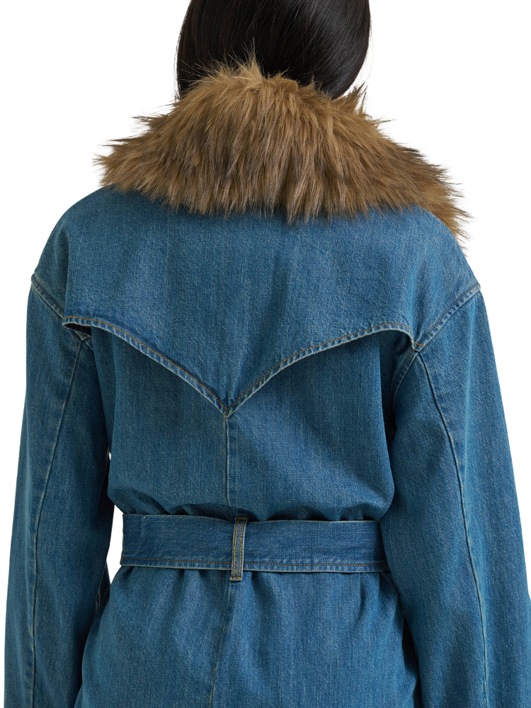 Manteau Long en denim Wrangler® X Lainey Wilson Penny Lainey - Femme