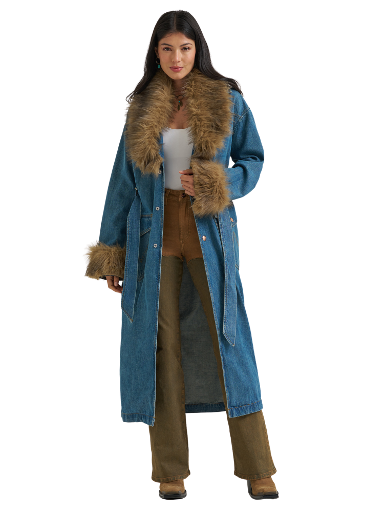 Manteau Long en denim Wrangler® X Lainey Wilson Penny Lainey - Femme