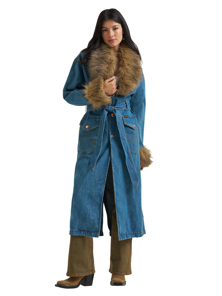 Manteau Long en denim Wrangler® X Lainey Wilson Penny Lainey - Femme
