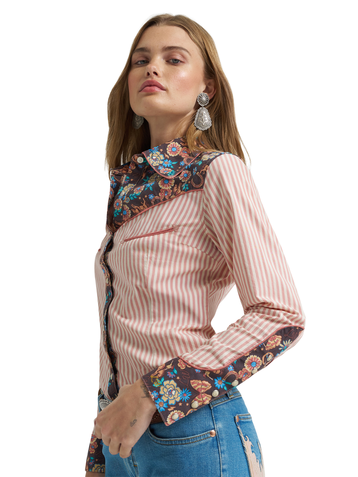 Chemise western Wrangler® X Lainey Wilson Prairie Print - Femme