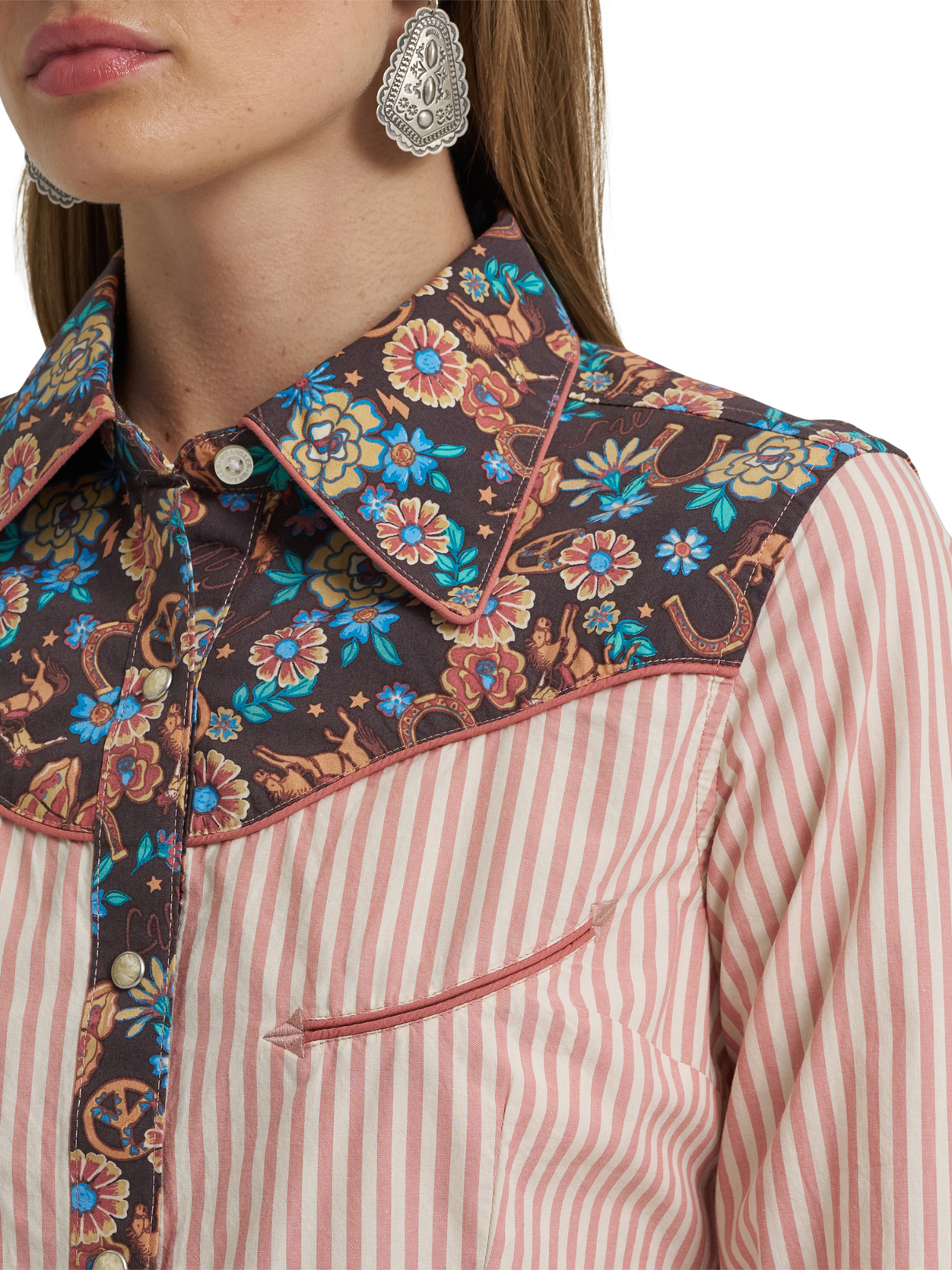 Chemise western Wrangler® X Lainey Wilson Prairie Print - Femme