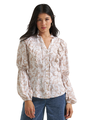 Blouse Wrangler® x Lainey Wilson à imprimé floral - Femme