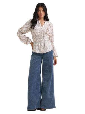 Blouse Wrangler® x Lainey Wilson à imprimé floral - Femme