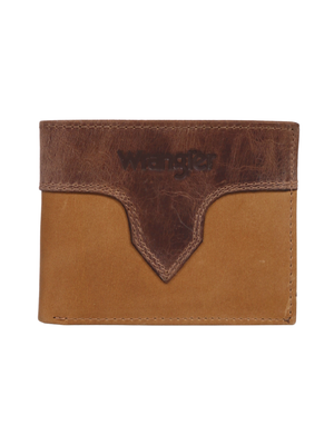 Tan Crazy Horse Bi-Fold Wallet