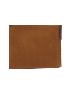 Tan Crazy Horse Bi-Fold Wallet