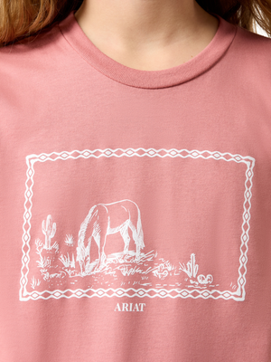 T-Shirt Horse Frame - Fille