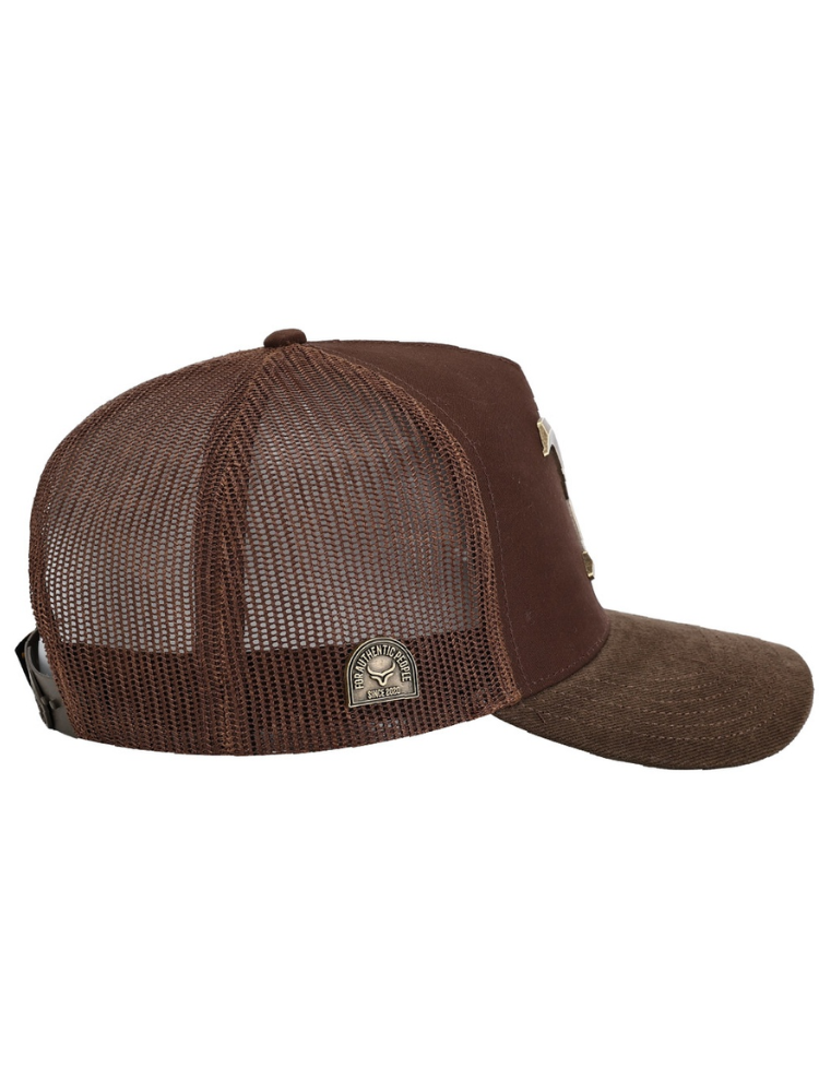 Casquette Yellowstone brune