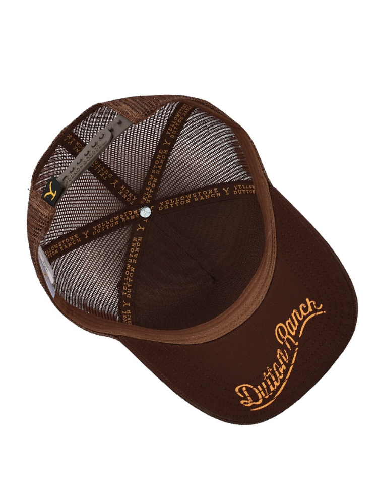 Casquette Yellowstone brune