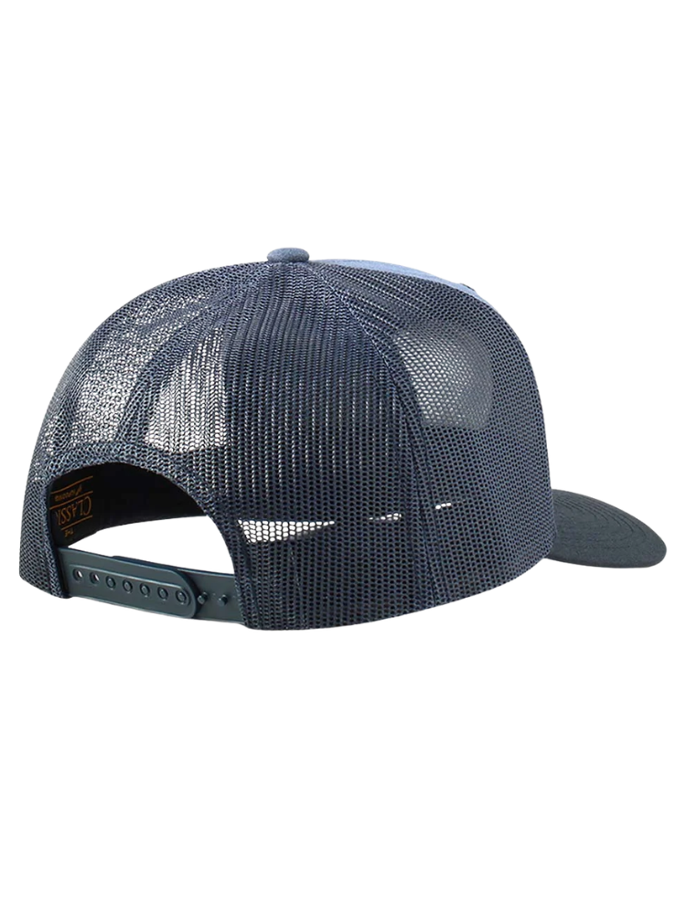 Casquette Patch Logo cuir Bleue