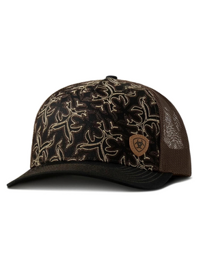 Casquette R112 Stitched Panels Black Brown - Adulte