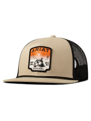 Desert Scene Patch Khaki Cap - Adult