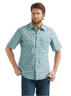 Chemise à manches courtes All Over Blue - Homme