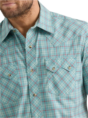 Chemise à manches courtes All Over Blue - Homme