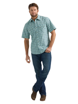 Chemise à manches courtes All Over Blue - Homme