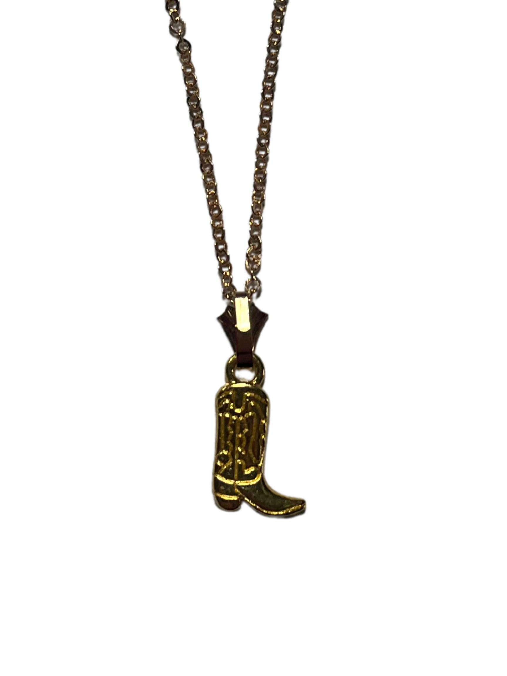 Collier Botte de Cowboy