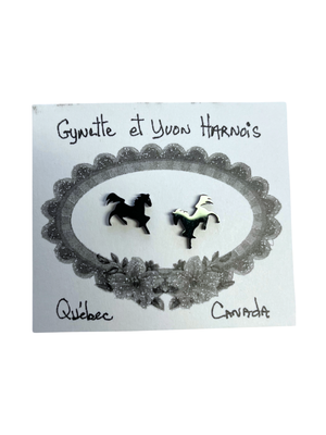 Horse earrings