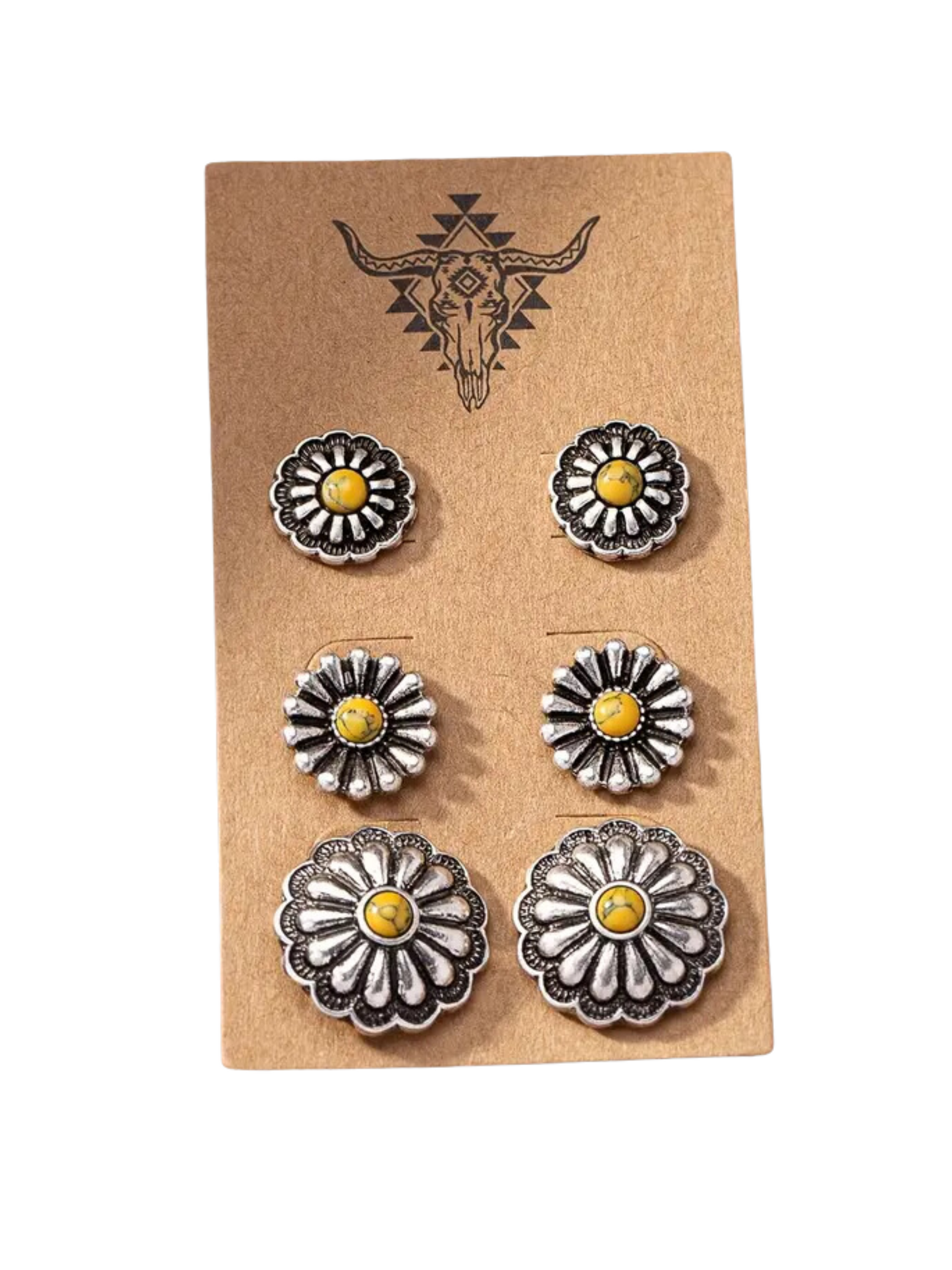 Kit de boucles d'oreille fleur