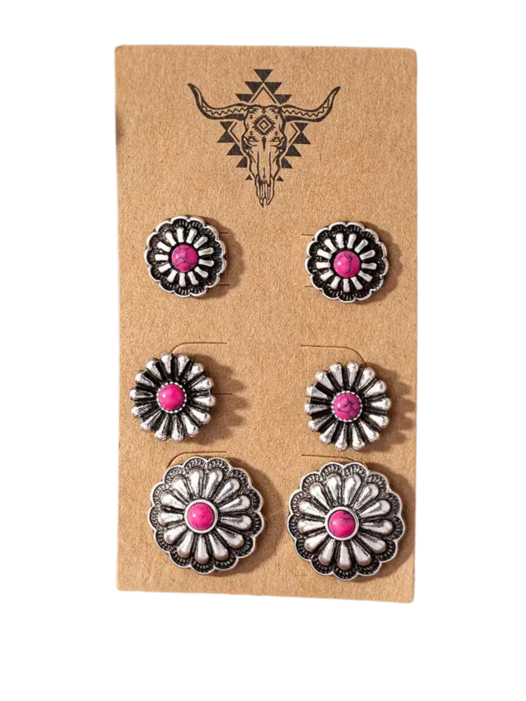 Kit de boucles d'oreille fleur