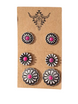 Kit de boucles d'oreille fleur