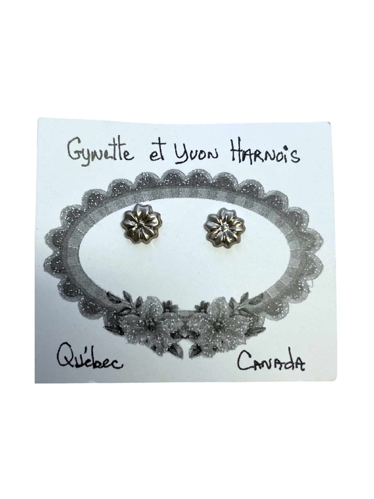 Small flower earrings