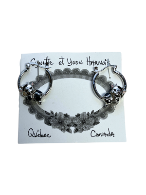 Sleeping cow earrings