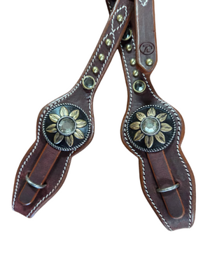 Bride Western à Oreille avec pierres